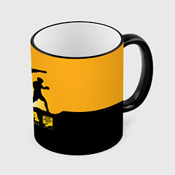Кружка 3D ММА Mixed Martial Arts, цвет: 3D-черный кант
