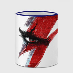 Кружка 3D ГЛАЗ КРАТОСА, БОГ ВОЙНЫ GOD OF WAR, цвет: 3D-синий кант — фото 2