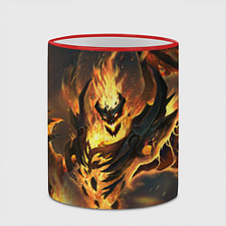 Кружка 3D DOTA 2 SHADOW FIEND ТЕНЬ, цвет: 3D-красный кант — фото 2