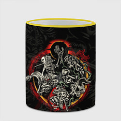 Кружка 3D ГЕРОЙ АНИМЕ БЕРСЕРК BERSERK, цвет: 3D-желтый кант — фото 2