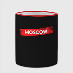 Кружка 3D MOSCOW БУМАЖНЫЙ ДОМ, цвет: 3D-красный кант — фото 2