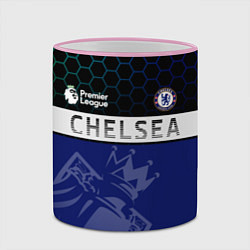 Кружка 3D FC Chelsea London ФК Челси Лонон, цвет: 3D-розовый кант — фото 2