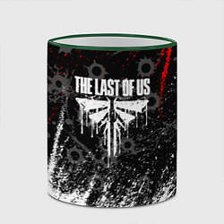 Кружка 3D The last of us следы от пуль, цвет: 3D-зеленый кант — фото 2