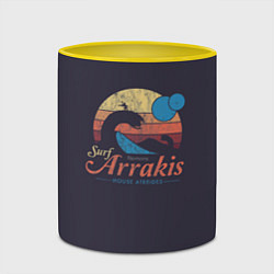 Кружка 3D Арракис Дюна Vintage theme, цвет: 3D-белый + желтый — фото 2