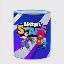 Кружка 3D FANG & GROM BRAWL STARS, цвет: 3D-небесно-голубой кант — фото 2