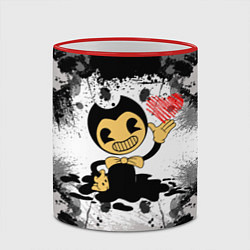 Кружка 3D BENDY LOVE БЕНДИ С СЕРДЦЕМ, цвет: 3D-красный кант — фото 2