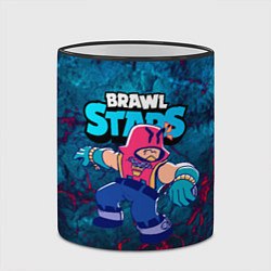 Кружка 3D ГРОМ BRAWL STARS GROM, цвет: 3D-черный кант — фото 2