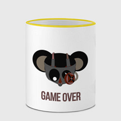 Кружка 3D GAME MOUS STOP, цвет: 3D-желтый кант — фото 2