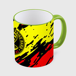 Кружка 3D Кобра Кай Kobra Kai, цвет: 3D-светло-зеленый кант