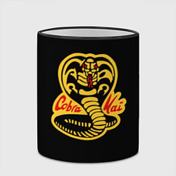 Кружка 3D Cobra Kai - Кобра Кай, цвет: 3D-черный кант — фото 2