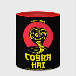 Кружка 3D Cobra Kai California, цвет: 3D-белый + красный — фото 2