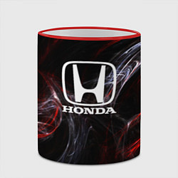 Кружка 3D Honda разводы, цвет: 3D-красный кант — фото 2