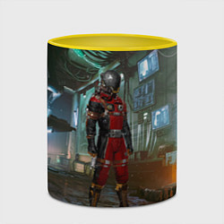 Кружка 3D PREY SPACE GAME, цвет: 3D-белый + желтый — фото 2