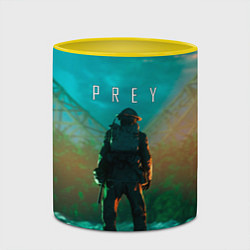 Кружка 3D PREY ЗЕМЛЯ, цвет: 3D-белый + желтый — фото 2