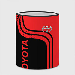 Кружка 3D TOYOTA ТОЙОТА, цвет: 3D-черный кант — фото 2