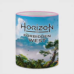 Кружка 3D Horizon Forbidden West Хоризон Запретный Запад, цвет: 3D-розовый кант — фото 2
