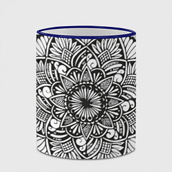 Кружка 3D Мандала 2028-1, цвет: 3D-синий кант — фото 2