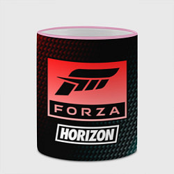 Кружка 3D FORZA HORIZON Карбон, цвет: 3D-розовый кант — фото 2