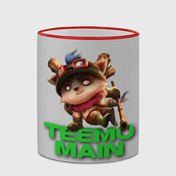 Кружка 3D Teemo main, цвет: 3D-красный кант — фото 2