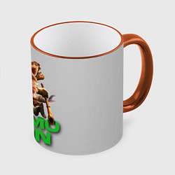 Кружка 3D Teemo main, цвет: 3D-оранжевый кант