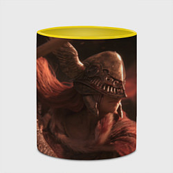 Кружка 3D MALENIA ELDER RING, цвет: 3D-белый + желтый — фото 2