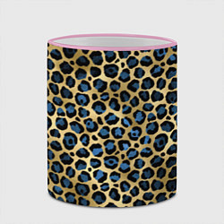 Кружка 3D Стиль леопарда шкура леопарда, цвет: 3D-розовый кант — фото 2