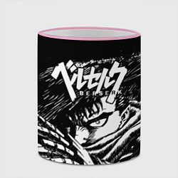 Кружка 3D ГАТС BERSERK БЕРСЕРК, цвет: 3D-розовый кант — фото 2