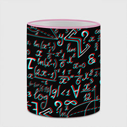 Кружка 3D ФОРМУЛЫ ГЛИТЧ GLITCH, цвет: 3D-розовый кант — фото 2