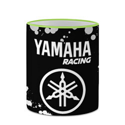 Кружка 3D YAMAHA Racing Краска, цвет: 3D-светло-зеленый кант — фото 2