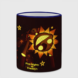 Кружка 3D Five Nights at Freddys Security Breach - Воспитате, цвет: 3D-синий кант — фото 2