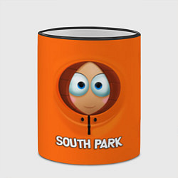 Кружка 3D Южный парк - Кенни МакКормик, цвет: 3D-черный кант — фото 2