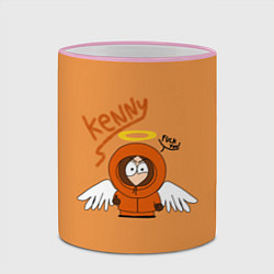 Кружка 3D Южный парк - Кенни Kenny, цвет: 3D-розовый кант — фото 2