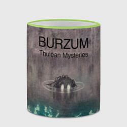 Кружка 3D Thulean Mysteries - Burzum, цвет: 3D-светло-зеленый кант — фото 2