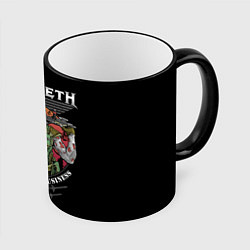 Кружка 3D MEGADETH killing is my business, цвет: 3D-черный кант