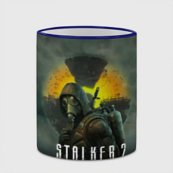Кружка 3D S T A L K E R 2 Heart of Chernobyl Сталкер 2 Сердц, цвет: 3D-синий кант — фото 2