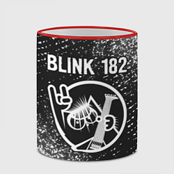Кружка 3D Blink 182 КОТ Спрей, цвет: 3D-красный кант — фото 2