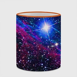 Кружка 3D Открытый космос Star Neon, цвет: 3D-оранжевый кант — фото 2
