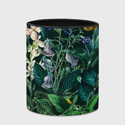 Кружка 3D Цветы Темный Сад, цвет: 3D-белый + черный — фото 2