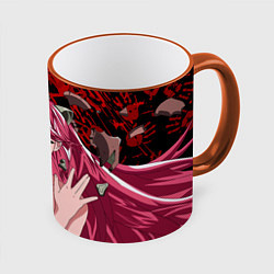 Кружка 3D Elfen Lied 3D, цвет: 3D-оранжевый кант