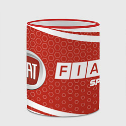 Кружка 3D FIAT Sport Графика, цвет: 3D-красный кант — фото 2