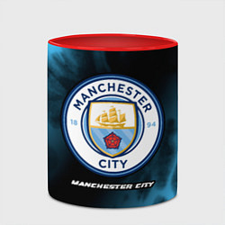 Кружка 3D МАНЧЕСТЕР СИТИ Manchester City 5, цвет: 3D-белый + красный — фото 2