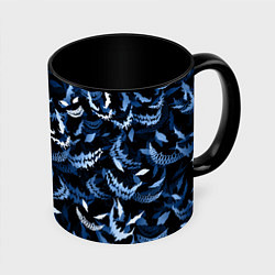 Кружка 3D Drain monsters, цвет: 3D-белый + черный