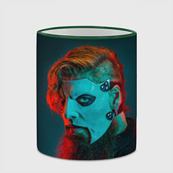 Кружка 3D James Root - Slipknot - We are Not Your Kind, цвет: 3D-зеленый кант — фото 2