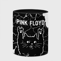Кружка 3D Pink Floyd Rock Cat, цвет: 3D-белый + черный — фото 2