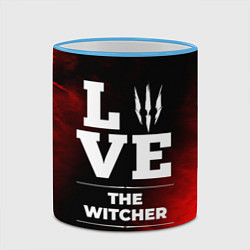 Кружка 3D The Witcher Love Классика, цвет: 3D-небесно-голубой кант — фото 2