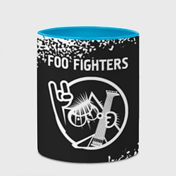 Кружка 3D Foo Fighters КОТ Арт, цвет: 3D-белый + небесно-голубой — фото 2