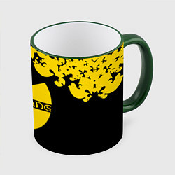 Кружка 3D Wu bats, цвет: 3D-зеленый кант