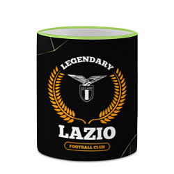 Кружка 3D Лого Lazio и надпись Legendary Football Club на те, цвет: 3D-светло-зеленый кант — фото 2