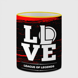 Кружка 3D League of Legends Love Классика, цвет: 3D-желтый кант — фото 2