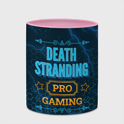 Кружка 3D Игра Death Stranding: PRO Gaming, цвет: 3D-белый + розовый — фото 2